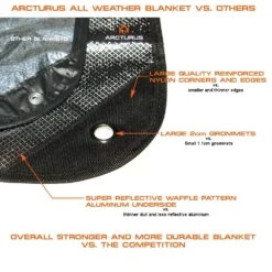Arcturus Outdoor Survival Blanket -Camping Prix Réduits Magasin arcturus outdoor heavy duty survival blanket 09
