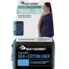 Sea To Summit Travel Liner Soie + Coton -Camping Prix Réduits Magasin drap sea to summit silk cotton travel liner 02