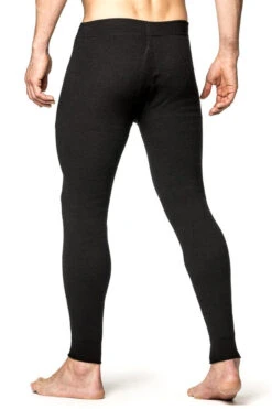 Woolpower Long Johns With Fly 400 -Camping Prix Réduits Magasin long johns with fly 400 black back