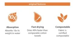 PackTowl Original -Camping Prix Réduits Magasin serviette packtowl original 10