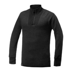 Woolpower Zip Turtleneck 400 -Camping Prix Réduits Magasin zip turtleneck protection 400 anthracite isolated